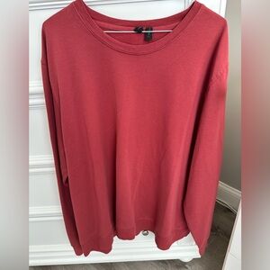 Zella Pullover Sweater Shirt Men's Size XXL 2X Maroon